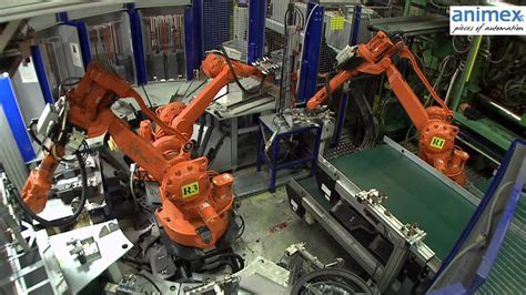 Abb Robot Cell For Clip Assembly Youtube