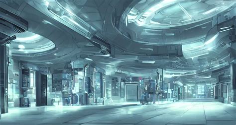 Sci Fi Wallpaper Of A Futuristic Hospital Long Stable Diffusion