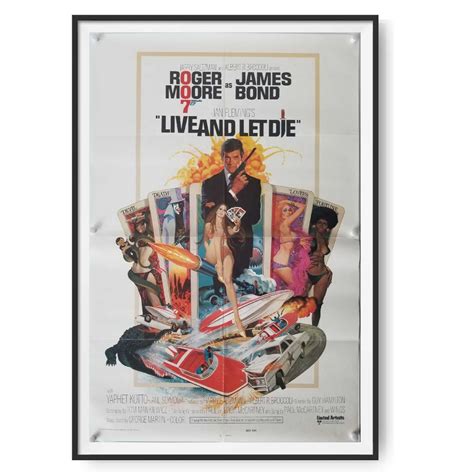 Live And Let Die (1973) US One Sheet Poster - Cinema Poster Gallery