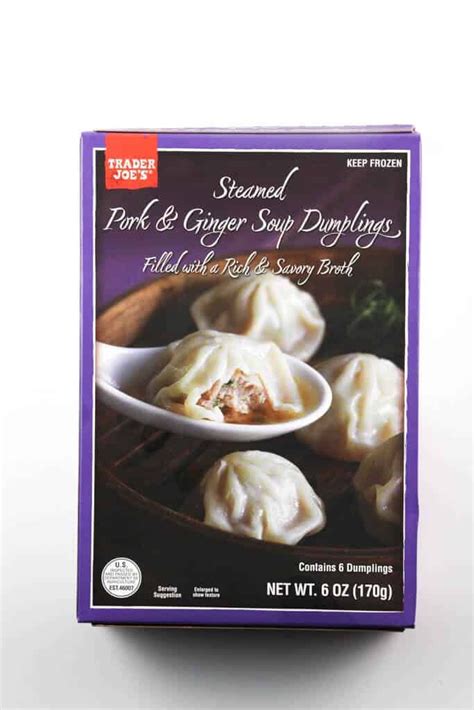 Trader Joe S Steamed Pork And Ginger Soup Dumplings Dumplings Trader