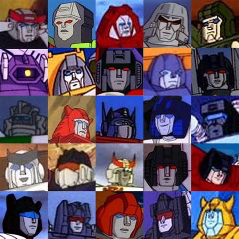 G1 Transformers Cartoon Characters Names