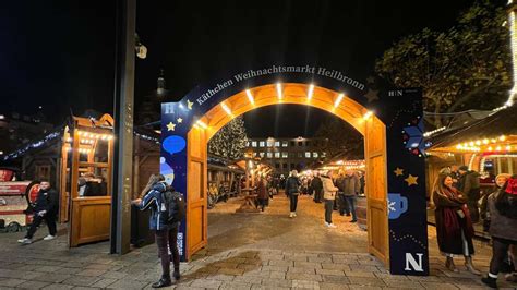 Heilbronn Im Lichterglanz K Thchen Weihnachtsmarkt Er Ffnet