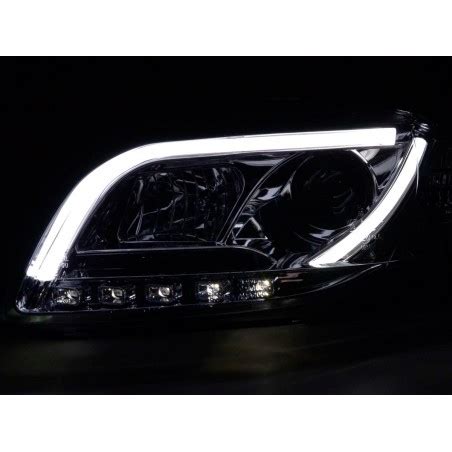 Phares Tube Light AUDI A4 B7 Drl Chrome R87 LTI DRAGON LIGHT