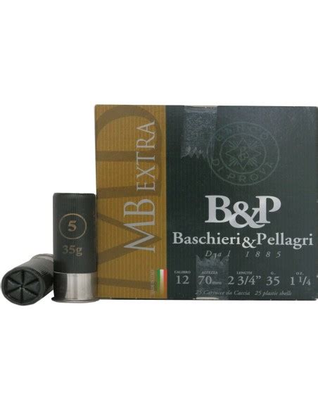 Cartucce Baschieri E Pellagri Mb Extra Cal G Piombo