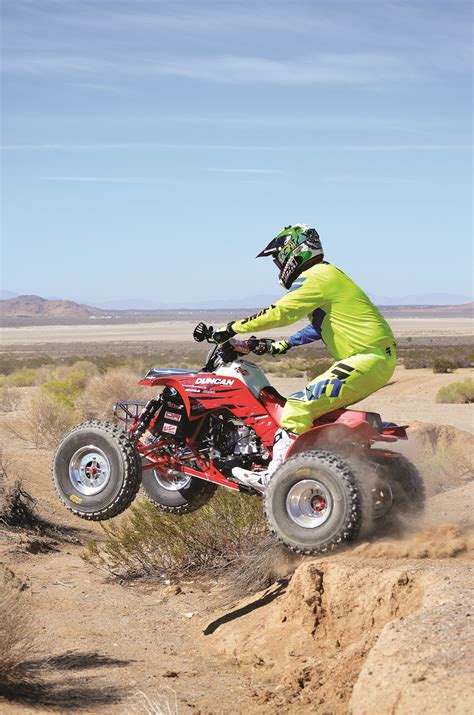 Dirt Wheels Magazine PROJECT ATV Duncan Roll Designed Honda TRX250R Lobo