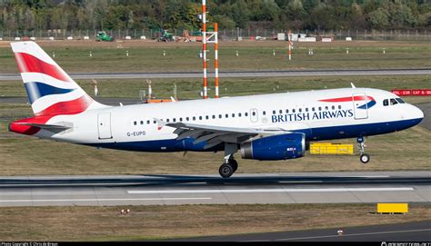 G EUPO British Airways Airbus A319 131 Photo By Chris De Breun ID