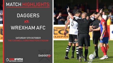 HIGHLIGHTS Dagenham Redbridge V Wrexham YouTube