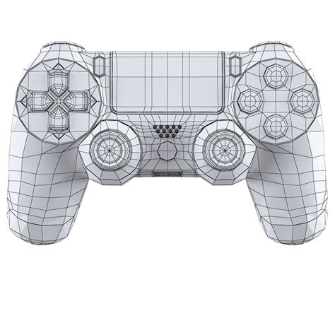 3d sony playstation 4 controller model