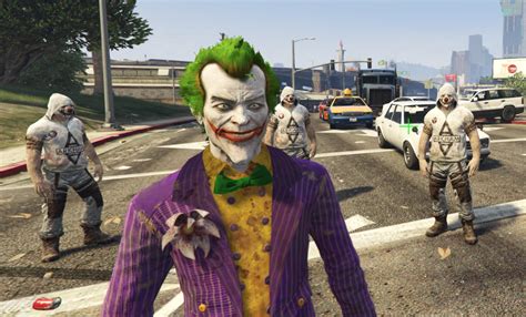 Joker Arkham Pack Add On Ped Gta Mods