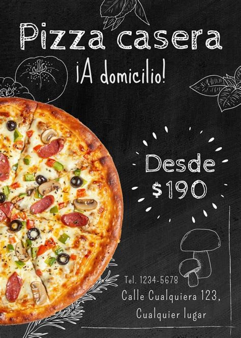 Plantillas Pizza Gratis Y Editables Canva