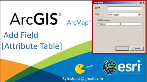 How To Add Field In Attribute Table ArcGIS ArcMap Tutorial For