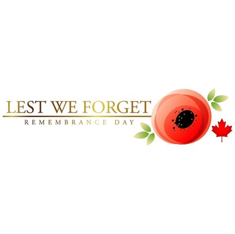 1 millions Lest we forget remembrance day and canadian flower with maple leafLest we forget ...