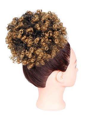 Amazon Yisikunnuo Curly Wavy Afro Puff Drawstring Ponytail Hair