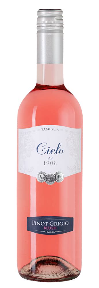 Вино Pinot Grigio Blush Cielo 2020 125523 розовое полусухое