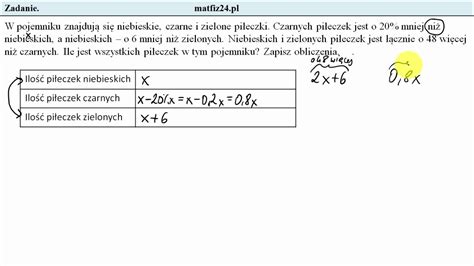 Egzamin ósmoklasisty Zadanie 32 Równanie MatFiz24 pl YouTube