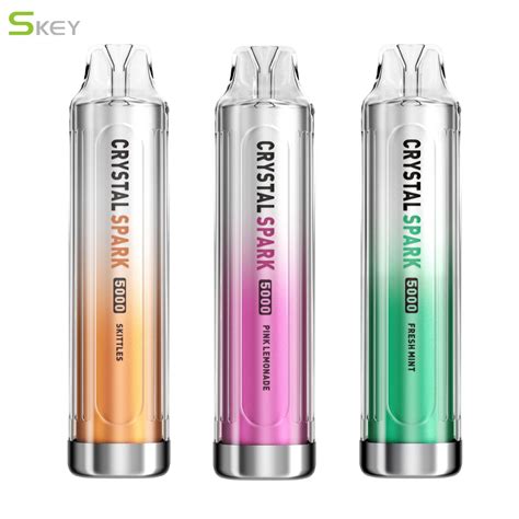 Crystal 5000 Puffs Disposable Vape Device Prefilled 13ml E Liquid