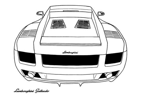 Disegni Da Colorare Lamborghini Stampa Per Bambini