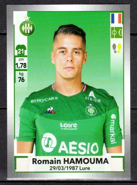 Sticker Panini Foot 2019 2020 Ligue 1 457 Hamouma Asse Saint Etienne