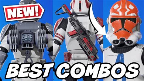 BEST COMBOS FOR NEW CLONE TROOPER SKINS EVERY CLONE STAR WARS