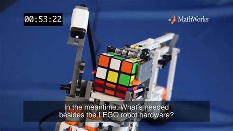 Lego Mindstorms Robot Solves A Rubik S Cube Using Matlab And Simulink