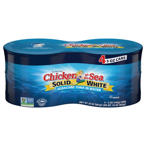 Save On Chicken Of The Sea Solid White Albacore Tuna In Water Ct