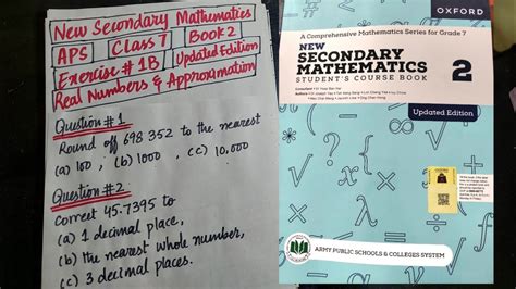 Aps Class Exercise B Q New Secondary Mathematics