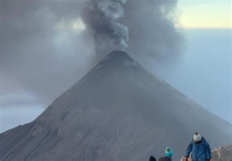 Fotogalería así fue captada la erupción del Volcán de Fuego desde la