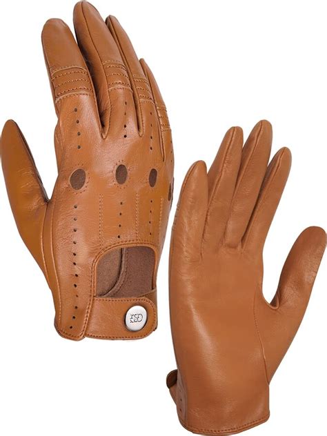 Gsg Since Gsg Men S Classic Leather Driving Gloves Sheepskin