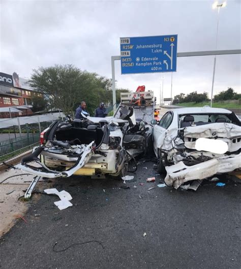 Rear Ended JMPD Officers Sustain Critical Injuries