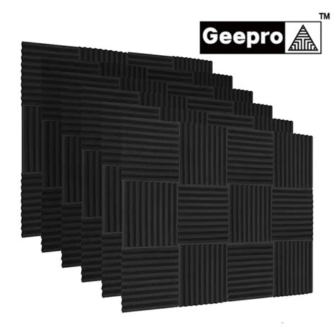 Geepro X X Cm Pcs Acoustic Foams Wedge Soundproof Acoustic Wall