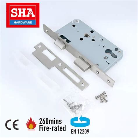 European 201 Stainless Steel Fireproof Mortise Door Lock Bodyquality