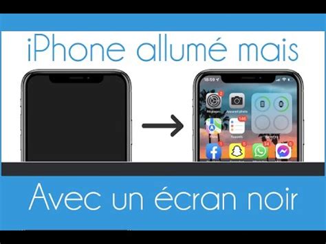 Solutions Pour Red Marrer Un Iphone Bloqu Sur Un Cran Noir Youtube