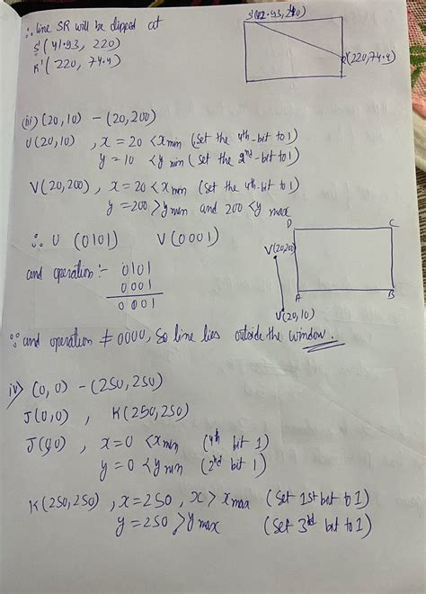 Solved Suppose A 2 Dimensional Clipping Rectangle Has Its Lower Left