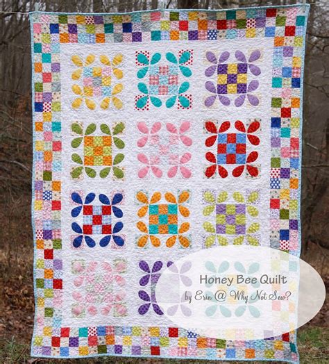 Free Tutorial - Honey Bee Quilt by Erin Cox