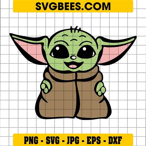 Stitch and Baby Yoda SVG Cute Baby Stitch - SVGbees