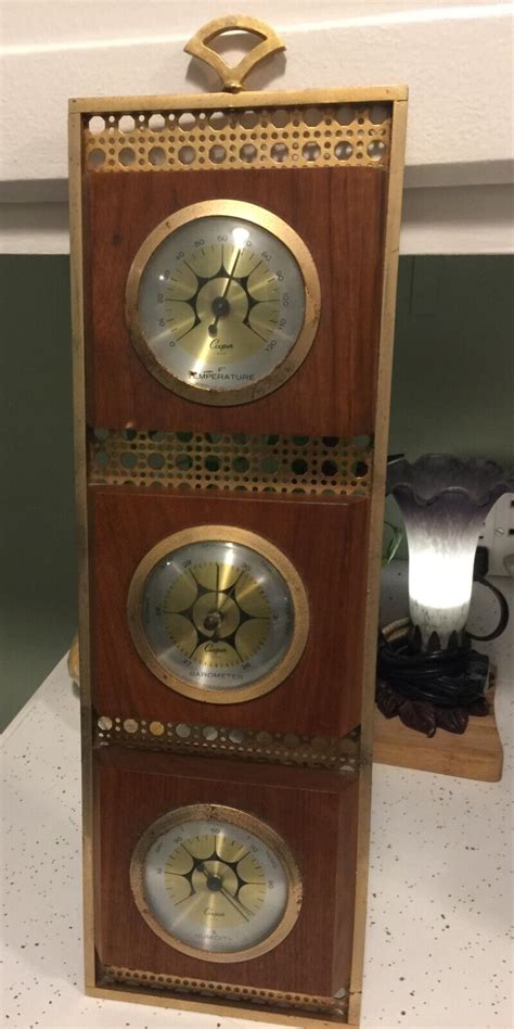 VTG Cooper Weather Station Wall Hanging Precision Aneroid Barometer EBay