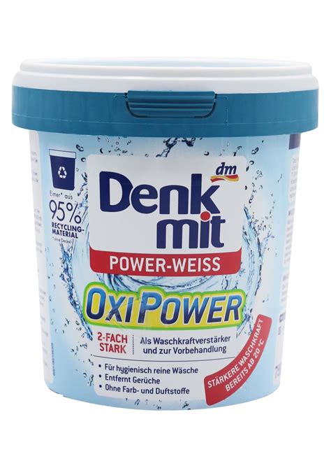 ᐉ Пятновыводитель Denkmit Oxi Power для белых вещей 750 г НФ 00003362