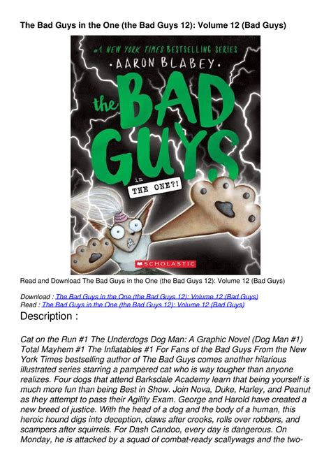 [READ DOWNLOAD] The Bad Guys in Open Wide and Say Arrrgh (the Bad Guys ...