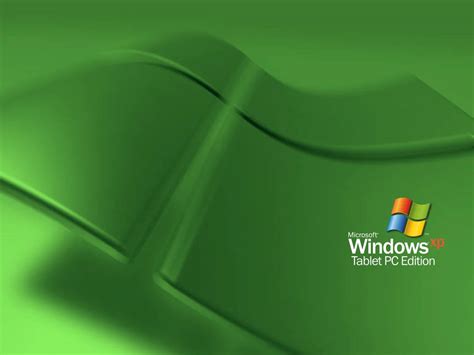 Windows XP Tablet PC Edition Green Wallpaper by SamBox436 on DeviantArt