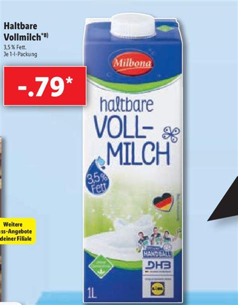 Haltbare Vollmilch Angebot Bei Lidl