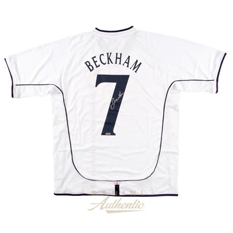 David Beckham Signed England Jersey (Panini) | Pristine Auction