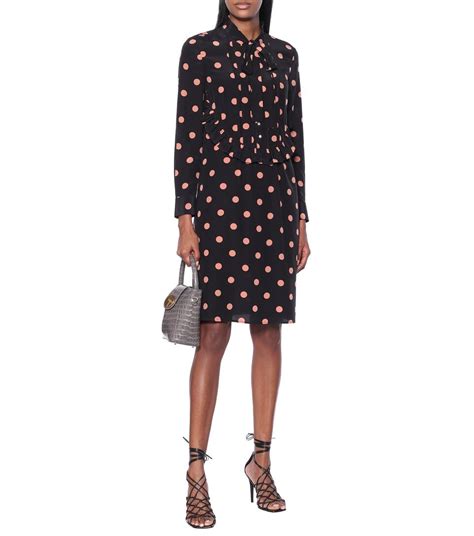 Tory Burch Polka Dot Silk Shirt Dress Mytheresa