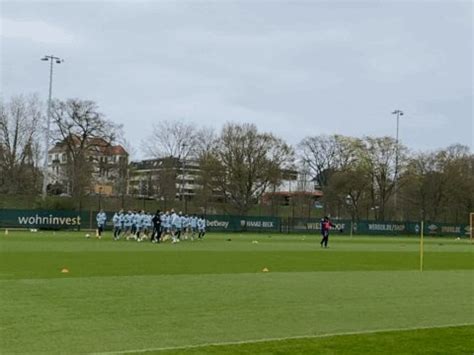 SV Werder Bremen On Twitter Das Auftakttraining Vor FCSPSVW Beginnt