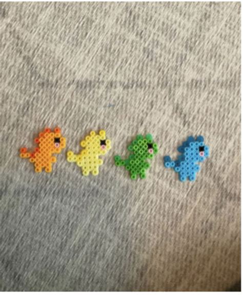 Dinosaur Perler Bead On Mercari Artofit