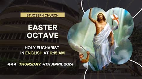 Daily Live Holy Eucharist Daily Mass At 6 15 Am Thu 4th April 2024