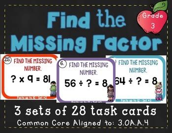 Find The Unknown Number Rd Grade Oa A By Rock Paper Scissors