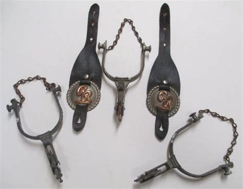 Vintage Roy Rogers Metal And Leather Spur Straps 1950s Etsy Leather