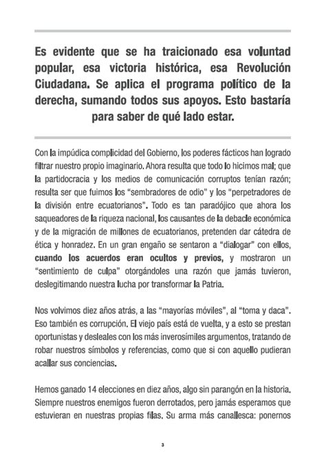 Carta A La Militancia Economia En Bicicleta