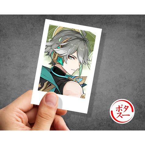 Jual Koleksi Polaroid Anime Game Genshin Impact A Putih Ayaka