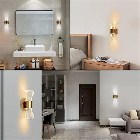 applique murale intérieur led dimmable 12w moderne lampe led murale